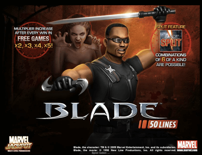 Blade Marvel Spielautomaten