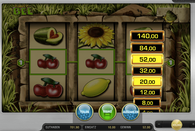 Risikoleiter bei Honey Bee