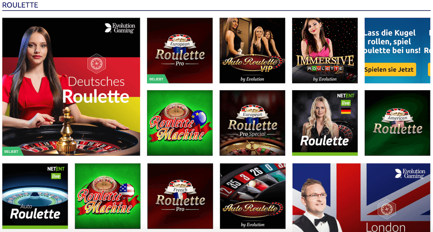 Roulette im DrückGlück Casino