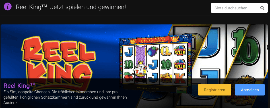 Reel King online spielen bei Stargames