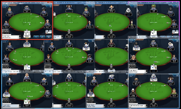 Multitabling im Online Poker