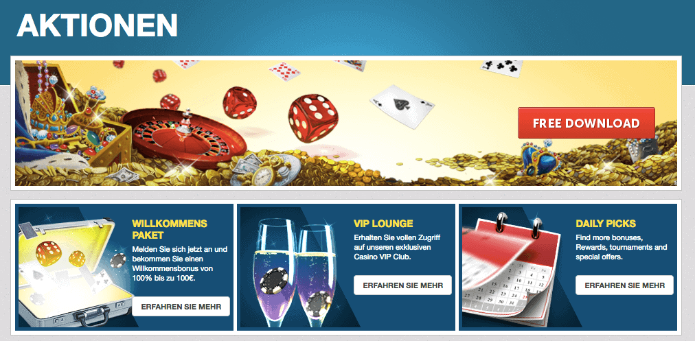 Bonusangebote des Playmillion Casinos