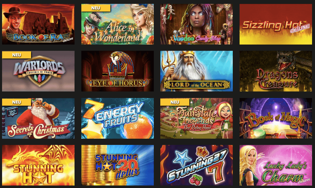 Spieleangebot des LVbet Casino