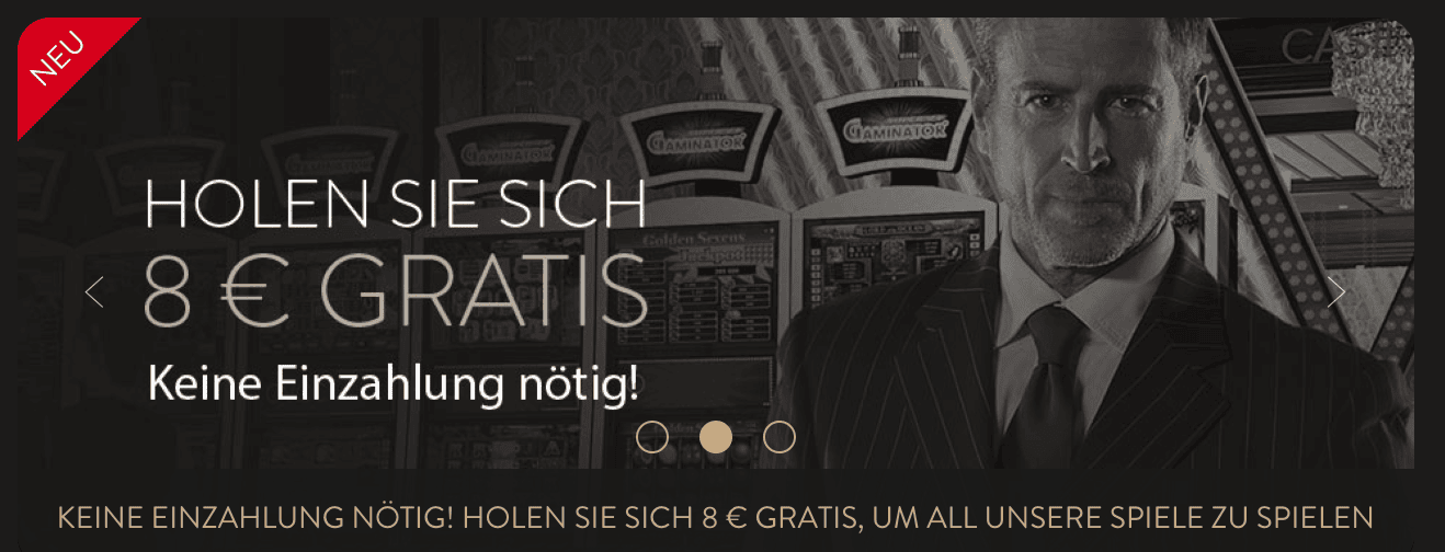 8 Euro gratis im Ovo Casino