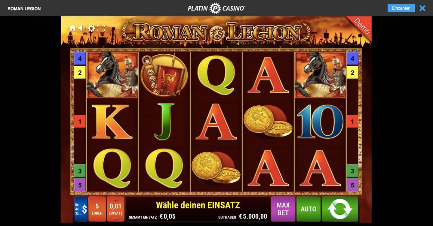 Roman Legion: Bally-Slot online und offline enorm beliebt