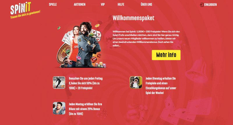 Spinit Willkommenspaket
