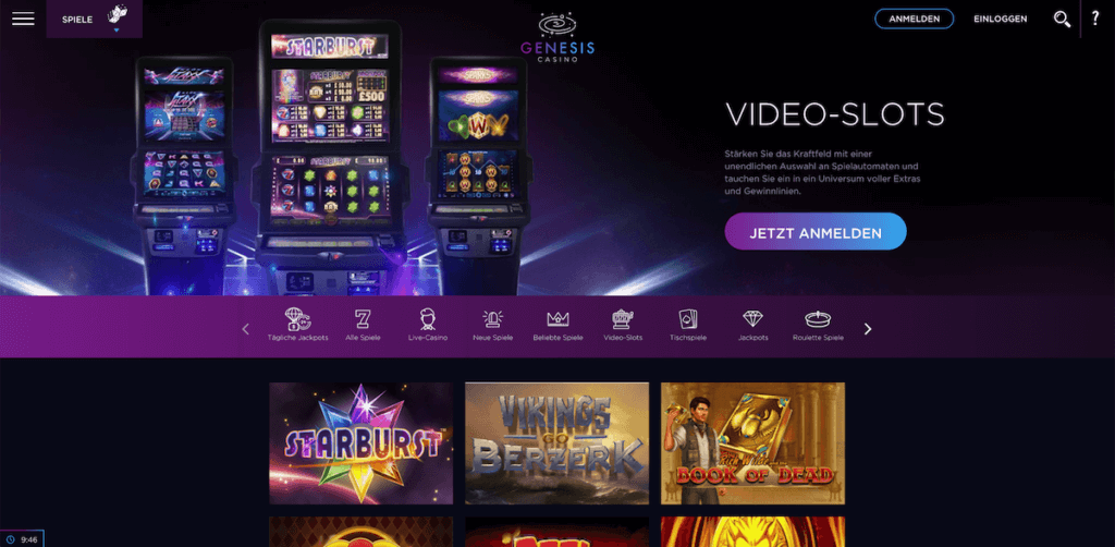 Genesis Casino Startseite