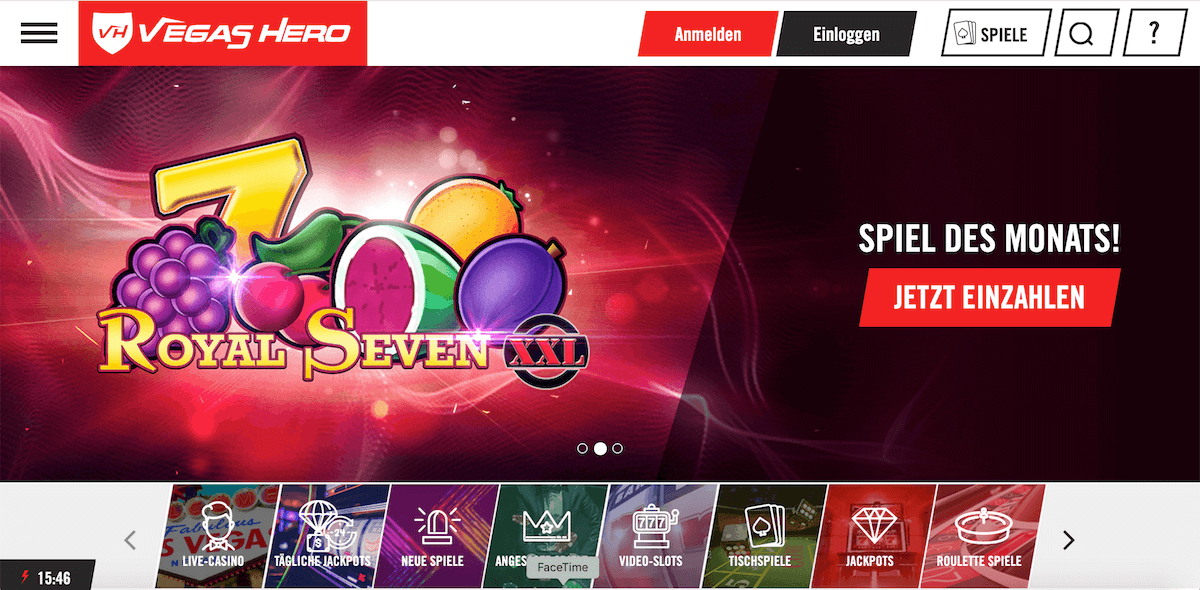 Vegas Hero Casino Test | Erfahrungen & Bonus bis 1000€ + 50 Freispiele