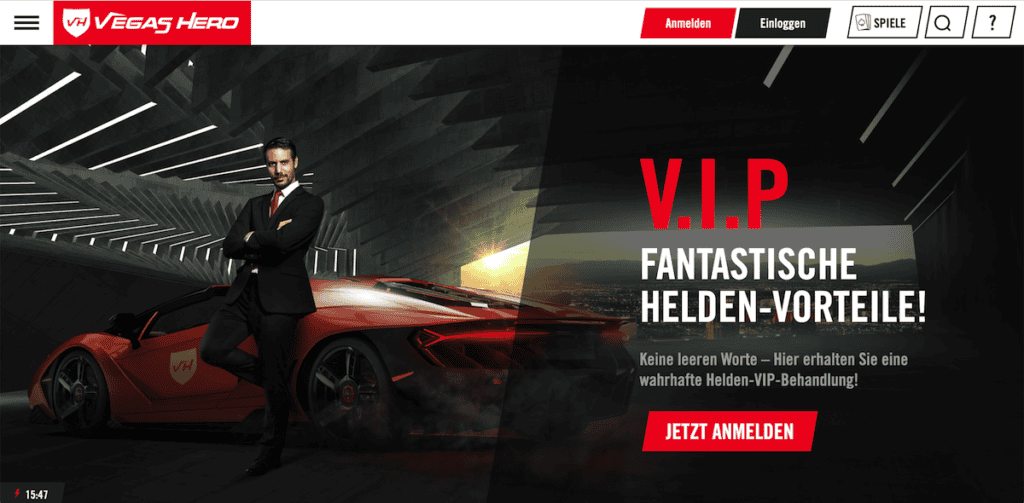 VIP Programm des Vegas Hero Casino