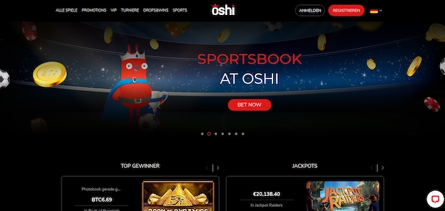 Situs web Kasino Oshi