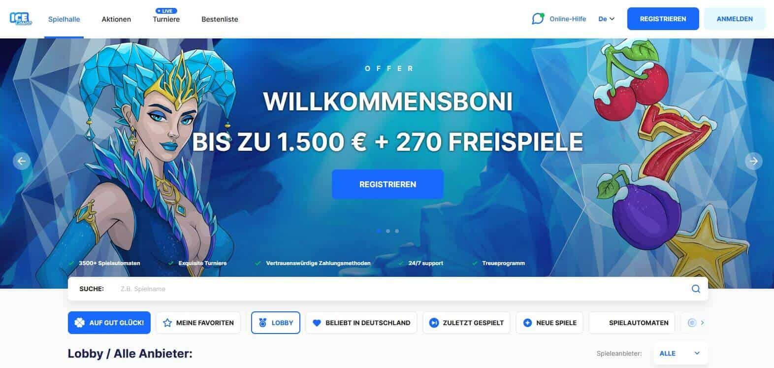 Ice casino promo code 25 euro