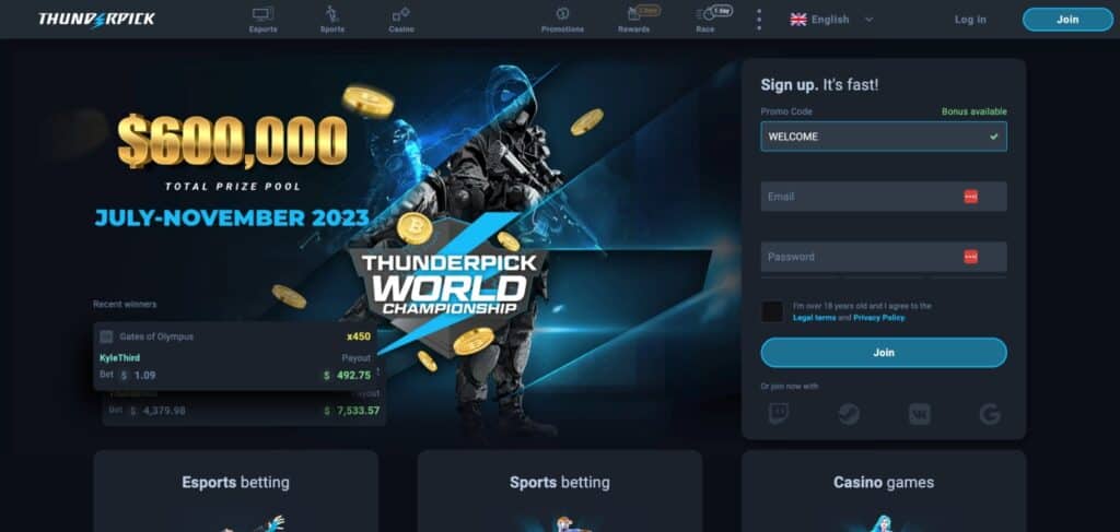 Thunderpick Casino Test & Erfahrung