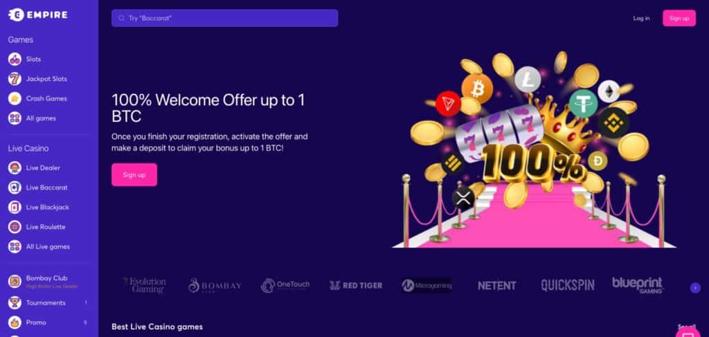 empire.io screenshot