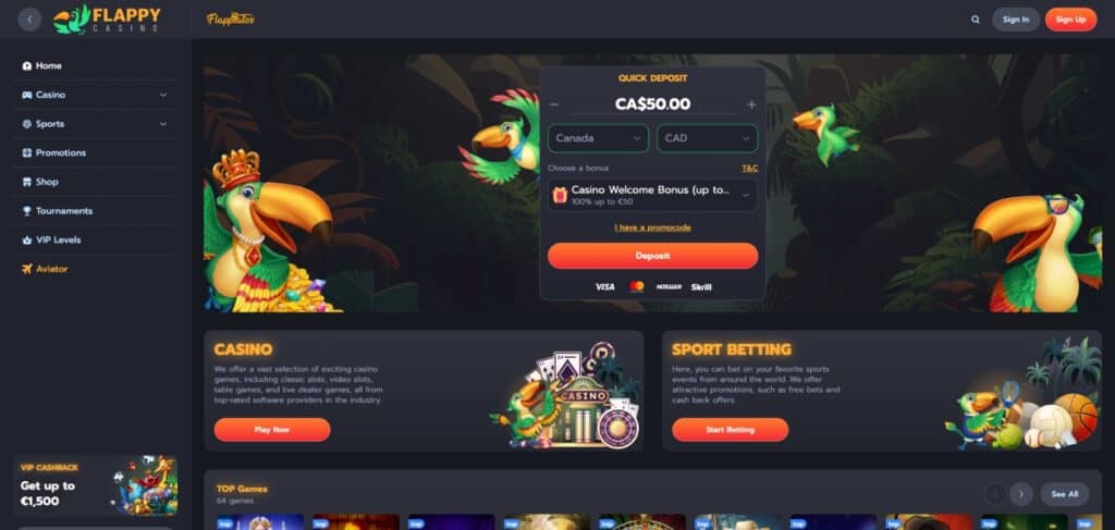 flappy casino screenshot