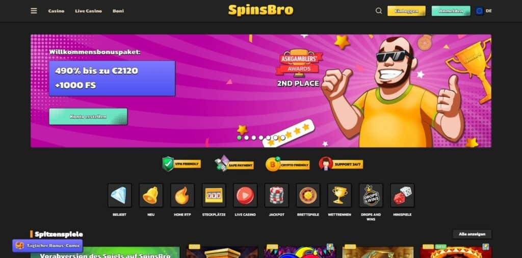 spinsbro casino