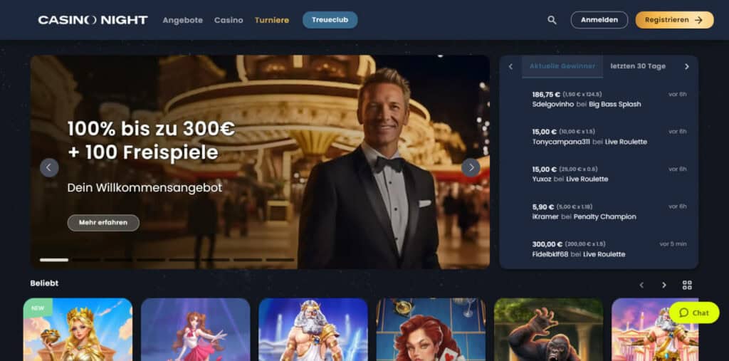 casino night desktop screenshot