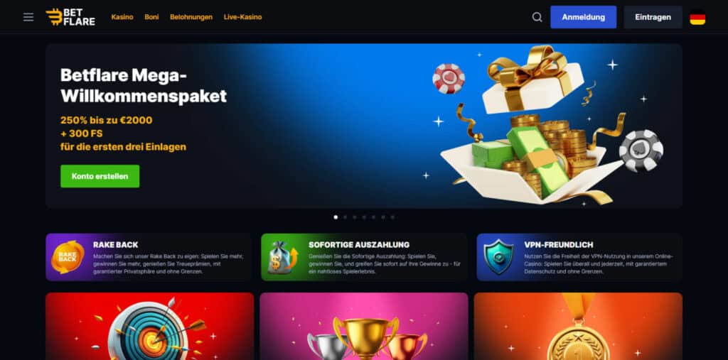 Betflare Casino Erfahrungen 2025
